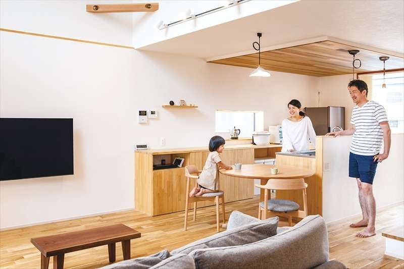 広々空間を楽しめる住宅